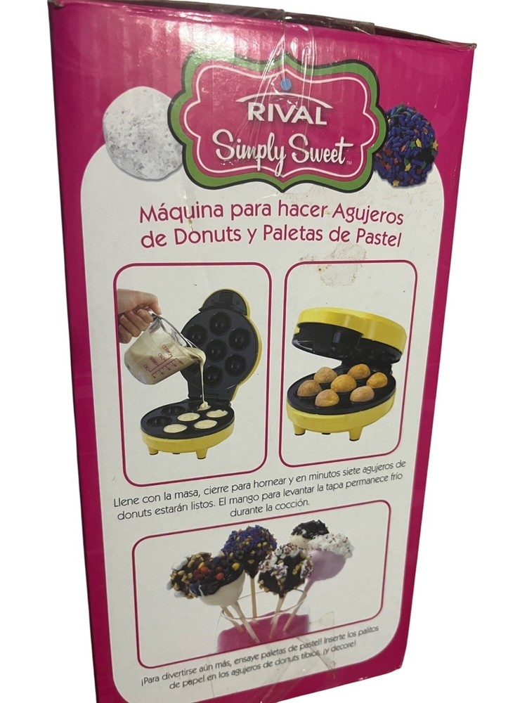 Rival Simply Sweet Cake Pop & Donut Hole Maker NEW
