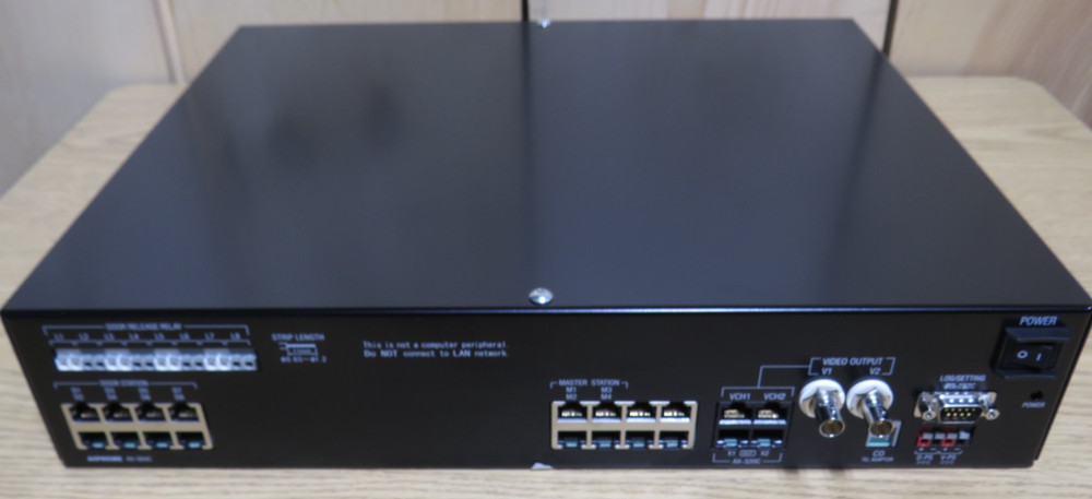 Aiphone AX-084C AX Central Exchange Unit, Supports 8 Doors/Subs [CTOKC]