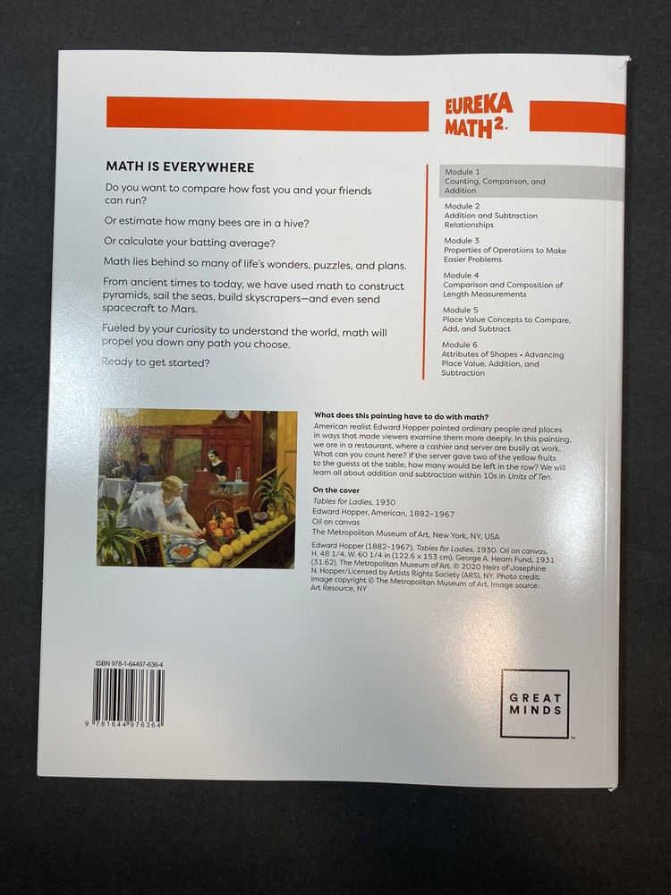 Eureka Math Squared Grade 1 Module 1 ***NEW WORKBOOK