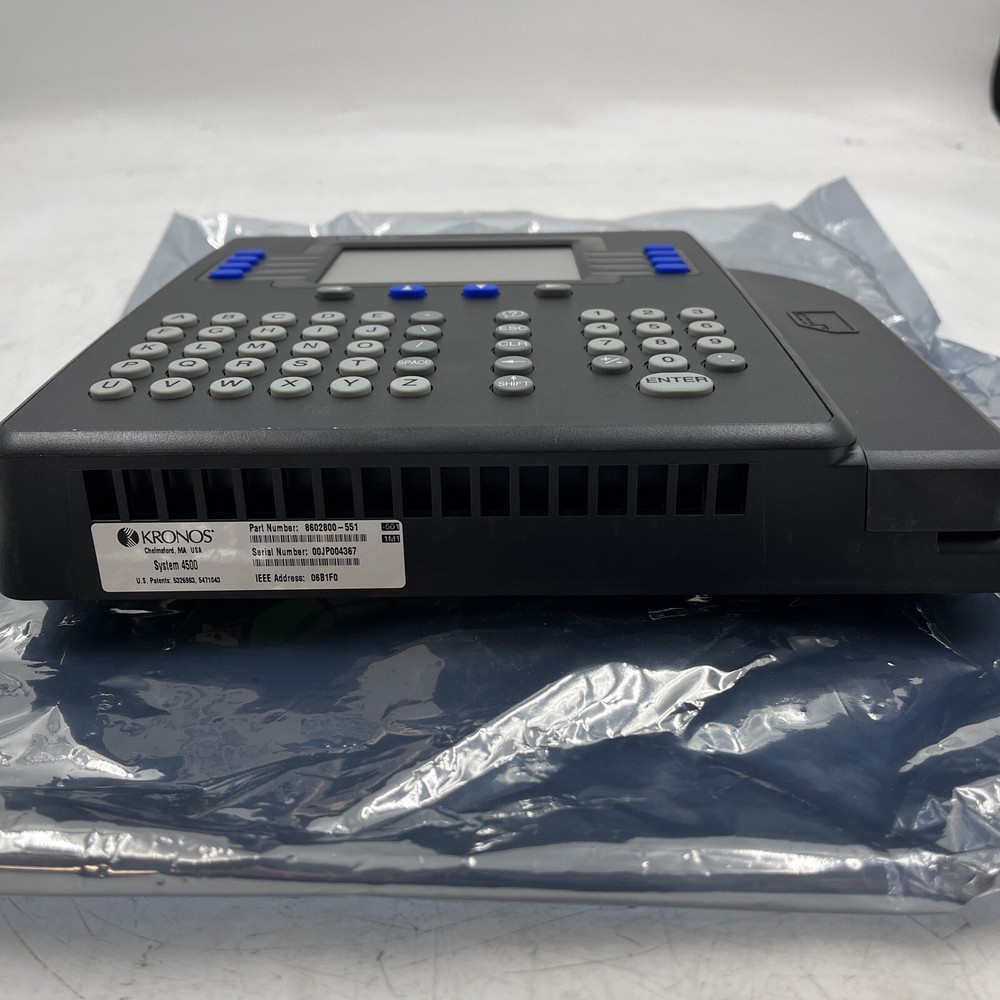 Kronos System 4500 Front Panel