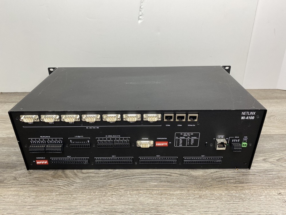 AMX Netlinx NI-4100 Integrated Audio Video Controller Rack-Mountable *Untested*
