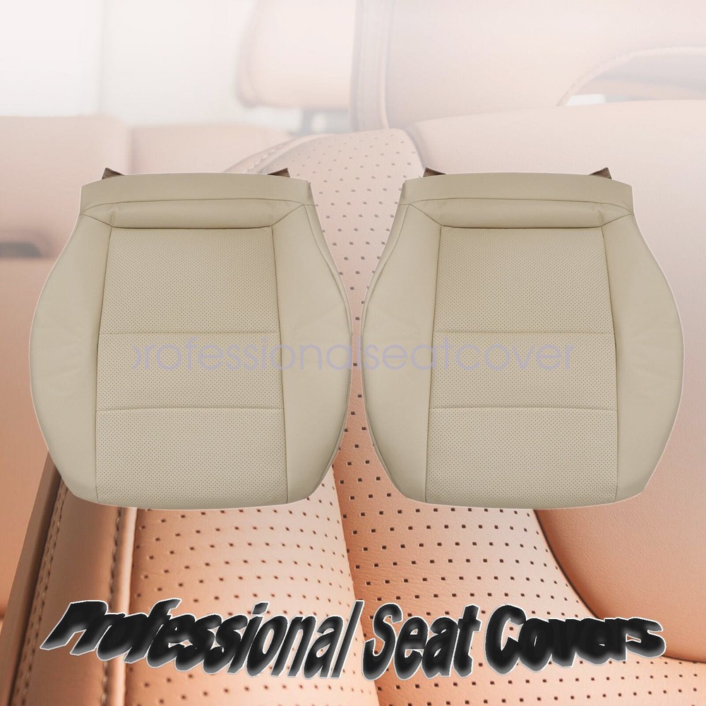 2PCS For 2008-2015 Mercedes Benz GLK Front Bottom Replacement Seat Cover Ivory