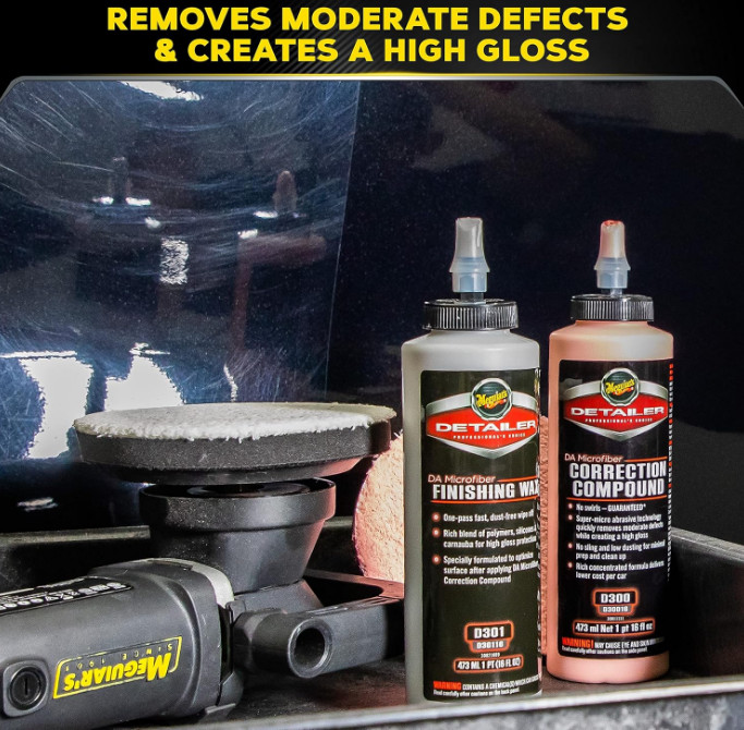 DA Microfiber Correction System 5" Starter Kit, Complete Paint Correction Kit...