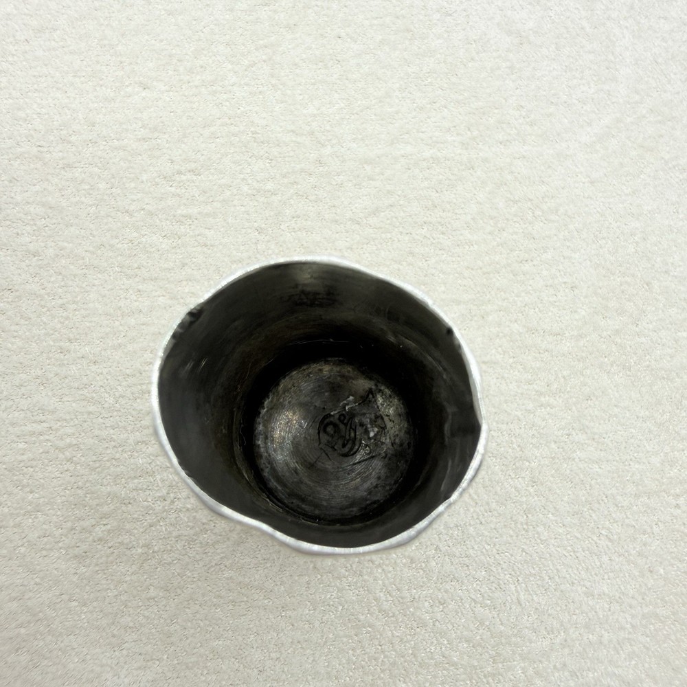 Antique Sterling Silver Mesh Pattern Thimble Sewing Accessory Collectible