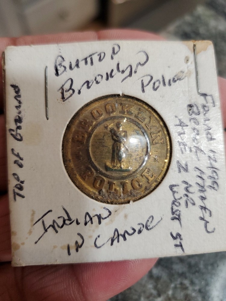Vintage Brooklyn Police Button