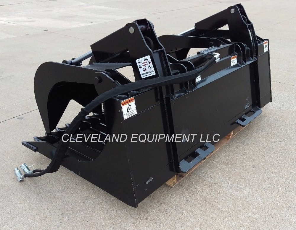 84" EXTREME-DUTY SKELETON ROCK GRAPPLE ATTACHMENT John Deere Skid-Steer Loader