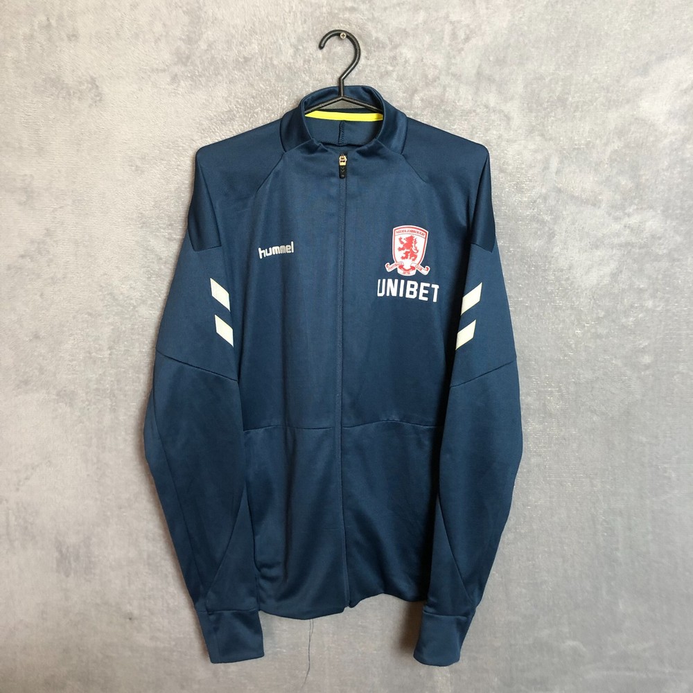 Middlesbrough Training Jacket Long Sleeve Hummel Polyester Mens Size XS/S