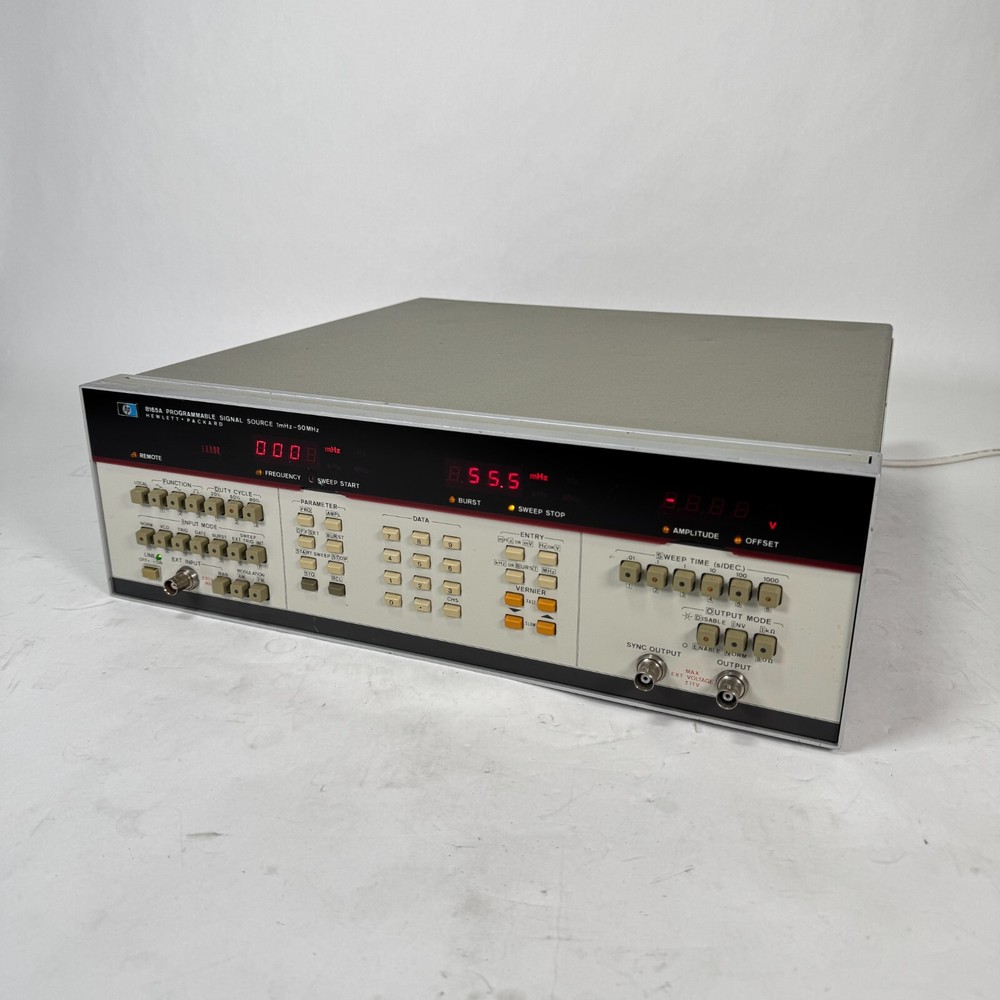 HP 8165A Programmable Signal Source ⚡️ Fast Shipping | Sold As Is