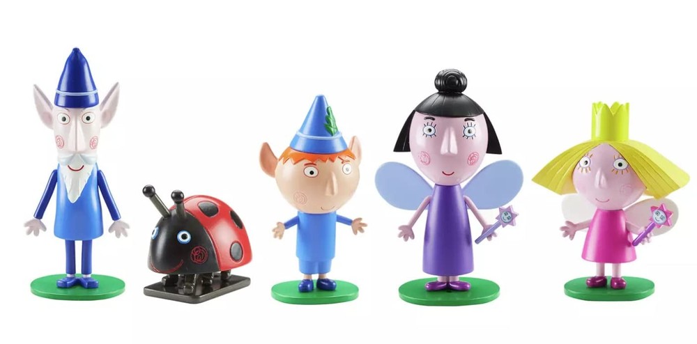 Ben & Holly Collectable 5 Figure Pack, and 5 piece Assortment, Multicolor