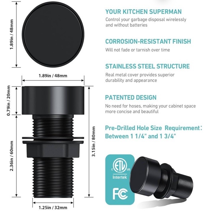 WEBANG Garbage Disposal Wireless Switch Kit