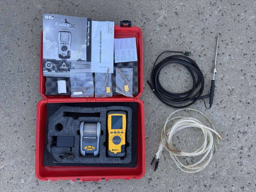 UEI C155 Eagle 2X Extended Life Combustion Analyzer System Kit Complete!