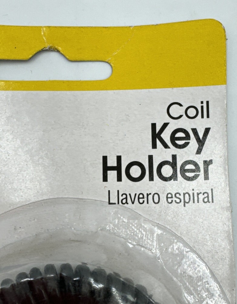 Steelmaster Wrist Coil with Key Ring (Black). New