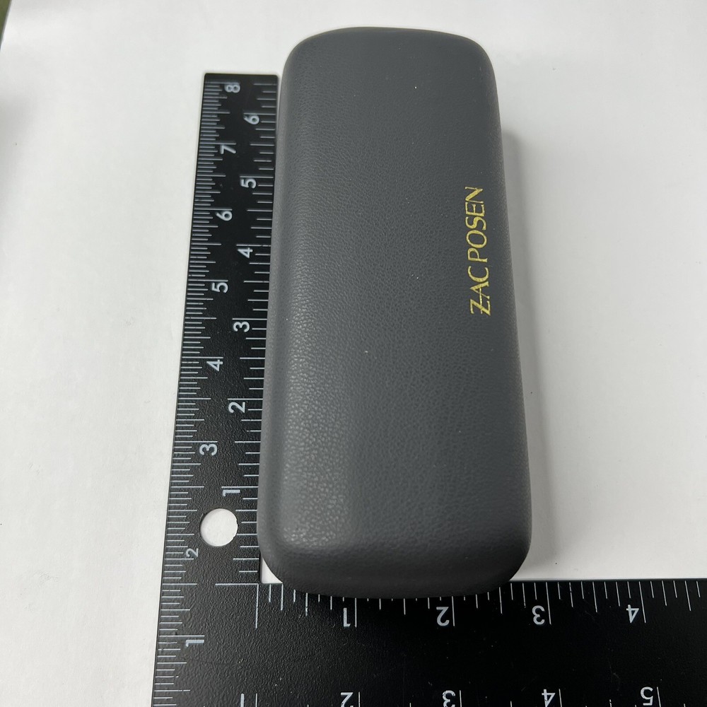 Zac Posen Sunglasses Eyeglasses Hard Shell Case Gray