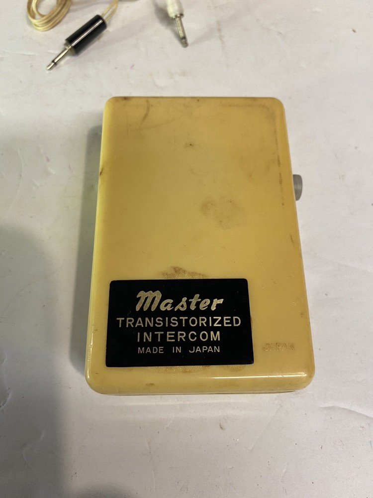 Vintage Pigeon Mini Com Transisterized Intercom Japan Untested