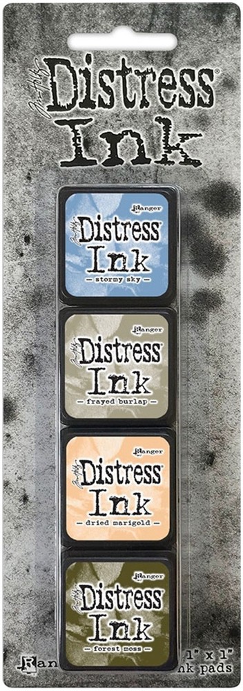 Tim Holtz Distress Mini Ink Pads 4/Pkg-Kit 9 - 2 Pack