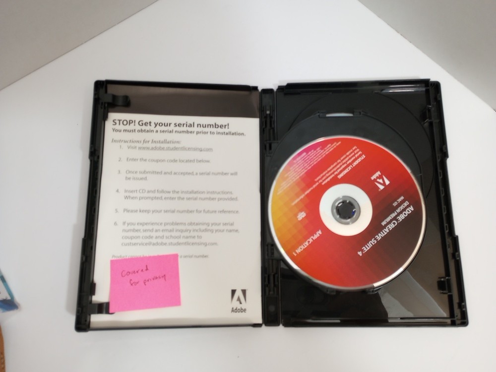 Adobe Creative Suite 4 CS4 Design Premium MAC OS Student Version