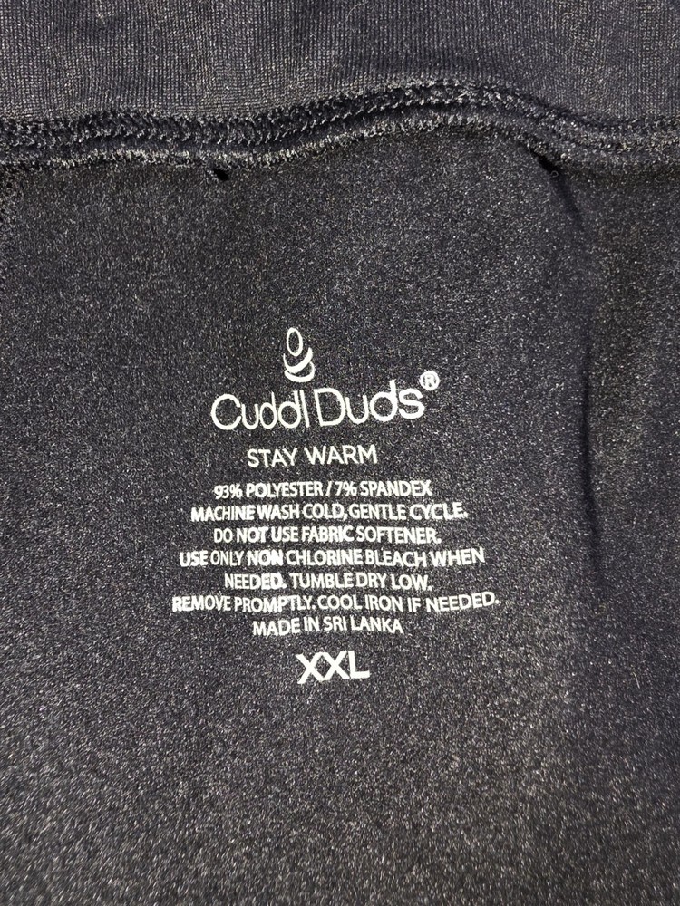 Warm Essentials By Cuddl Duds Black Size XXL