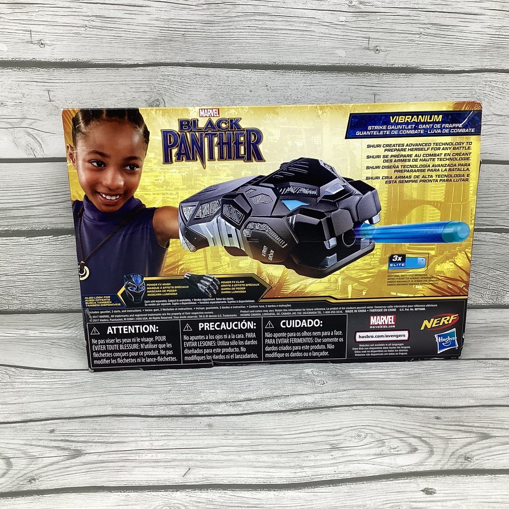 Nerf Black Panther Vibranium Strike Gauntlet