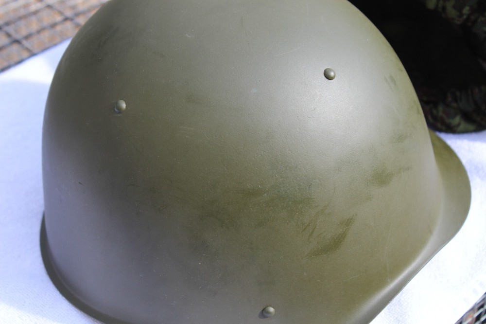 Russian Soviet SSH 60 helmet with Digital Flora Camo cover