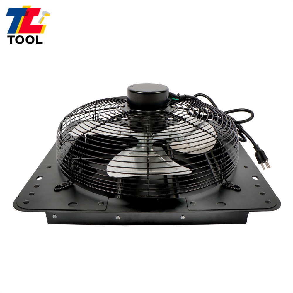 14" Wall Mounted Shutter Exhaust Fan Automatic Shutter With Adjustable Controls
