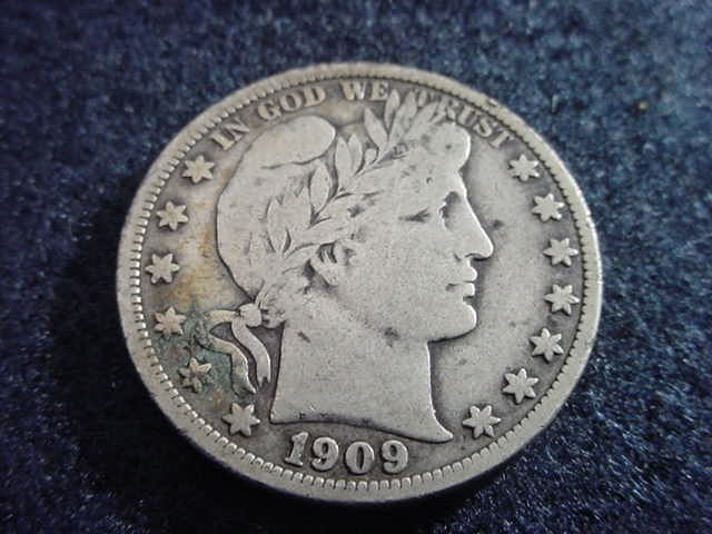 1909 BARBER HALF DOLLAR GREAT COIN!!    #110