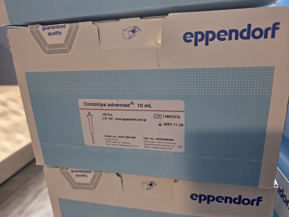 (800 pc) Eppendorf Combitips Advanced 5mL, 10mL, 25mL