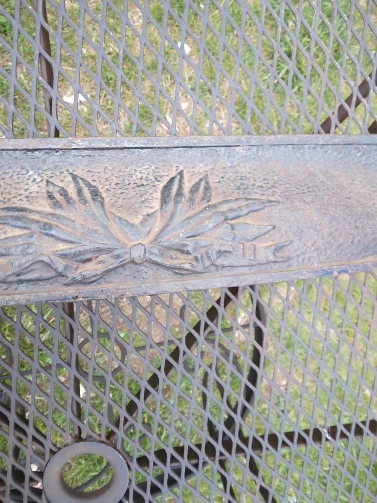 Antique Victorian Cast Iron Fireplace Surround