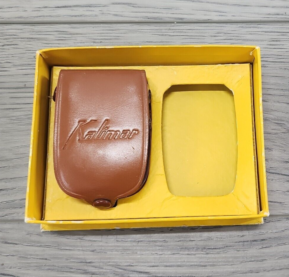 Vintage Kalimar Model A-1 Exposure Meter with Leather Case