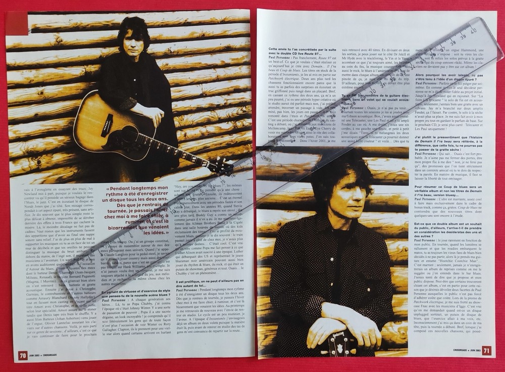 Press Article: Paul PERSONNE - June 2003 5 Pages