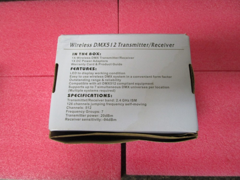 DMX512 Chinly Controller Receiver Transmitter Wireless Light Lot