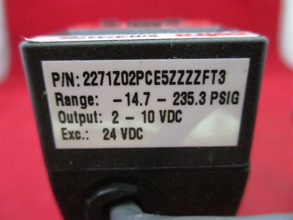 Setra 2271Z02PCE5ZZZZFT3 Pressure Transducer