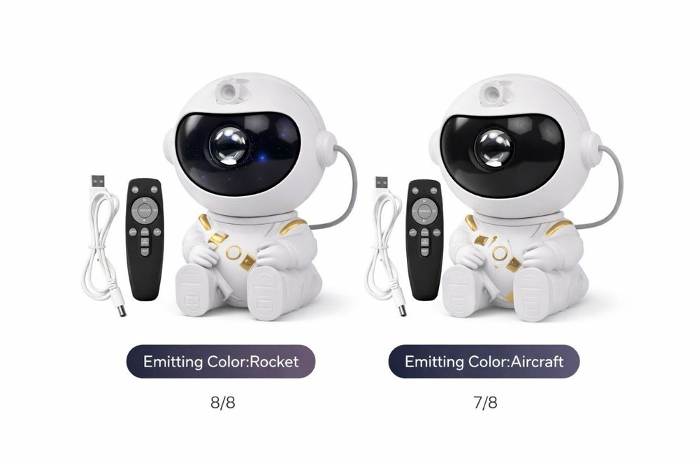 Astronaut Galaxy Star Projector Night Light