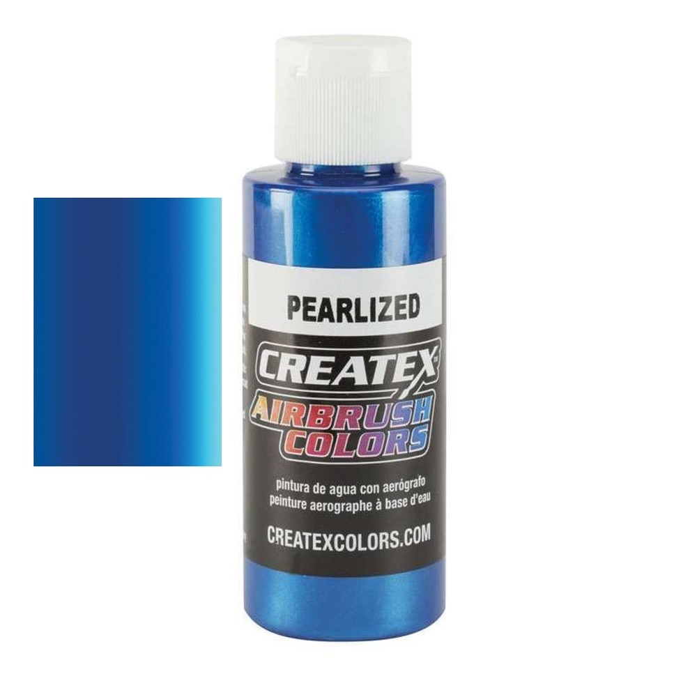 Createx Airbrush Color 4 oz. Pearl Blue