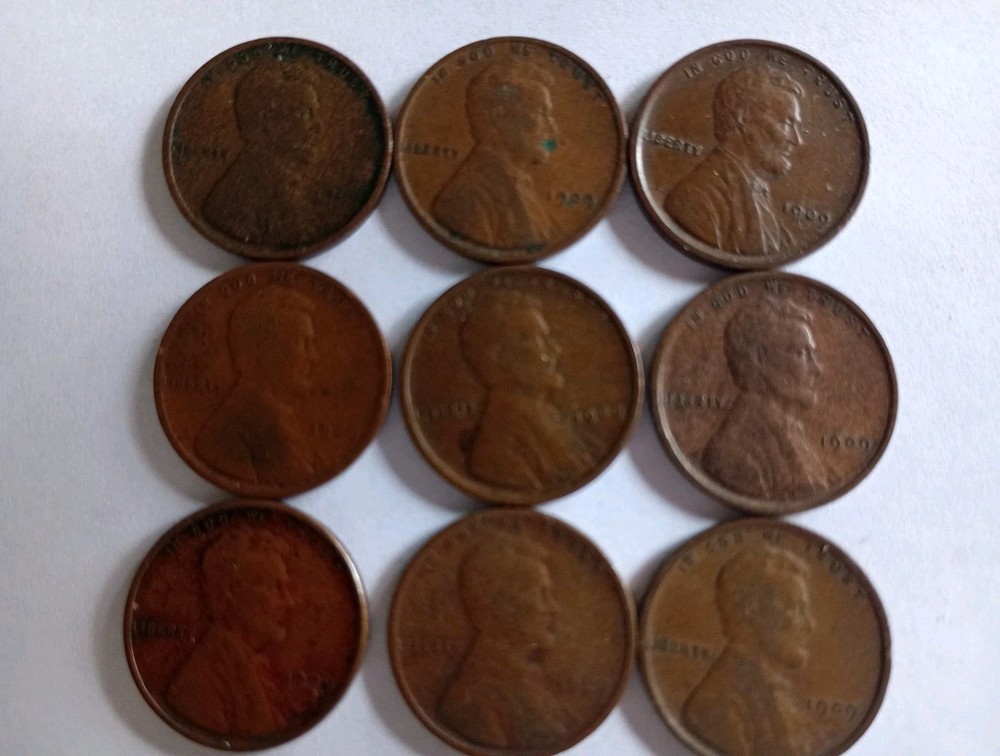 1909 VDB Lincoln Wheat Cent Penny