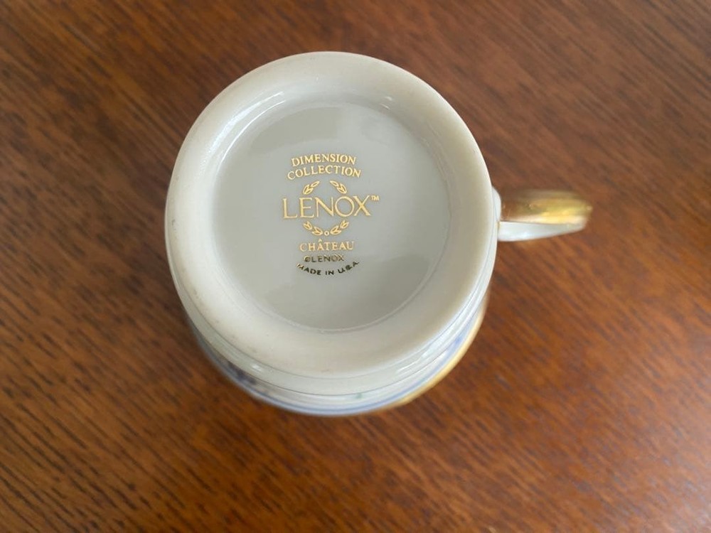 Lenox Chateau Cup Saucer 4 Set