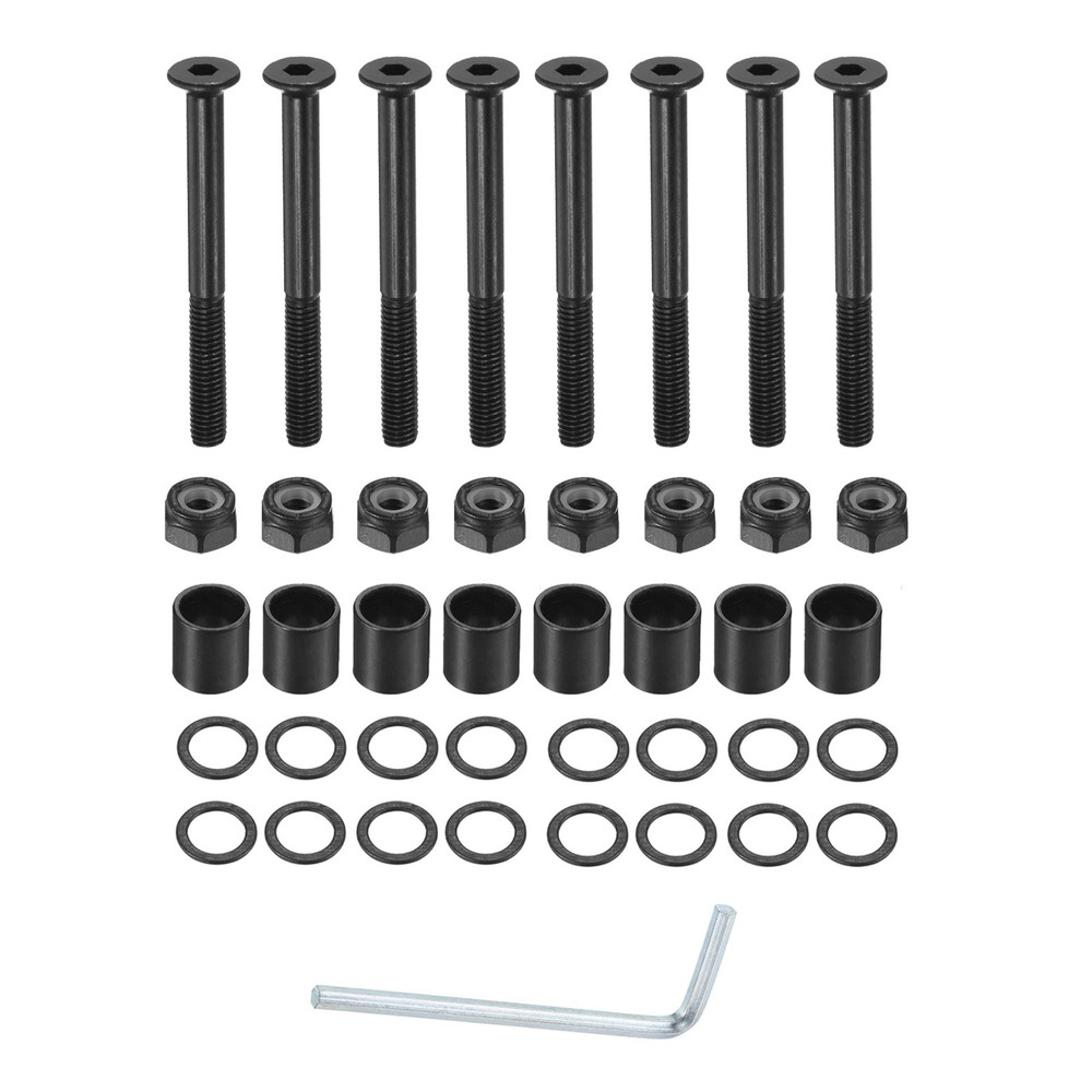 Skateboard Tool Kits,Great for Skateboard Hardware Replace (Black)
