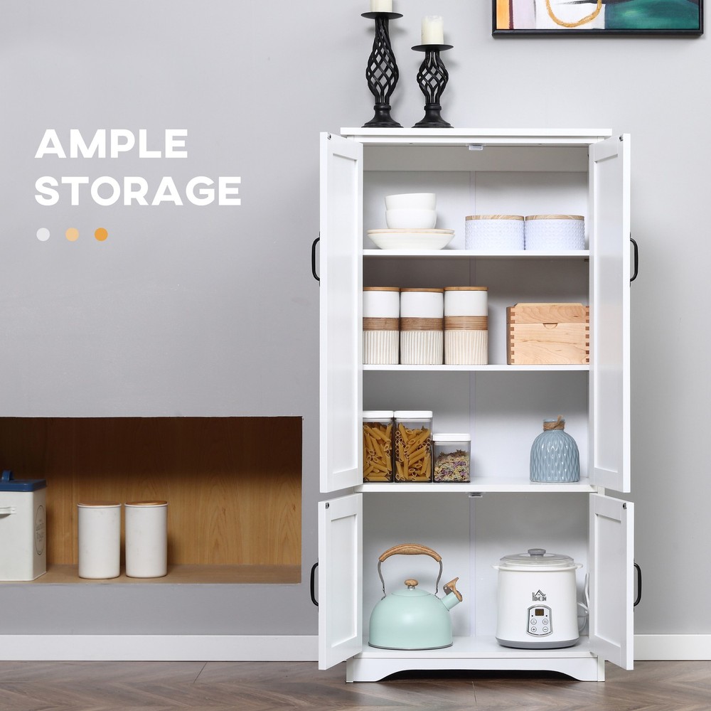 48.5" Kitchen Pantry, Storage Cabinet, Cupboard Organizer