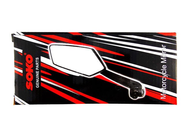 HONDA GL500 SILVERWING 81-82 CHROME RECTANGULAR SOKO REAR VIEW MIRRORS