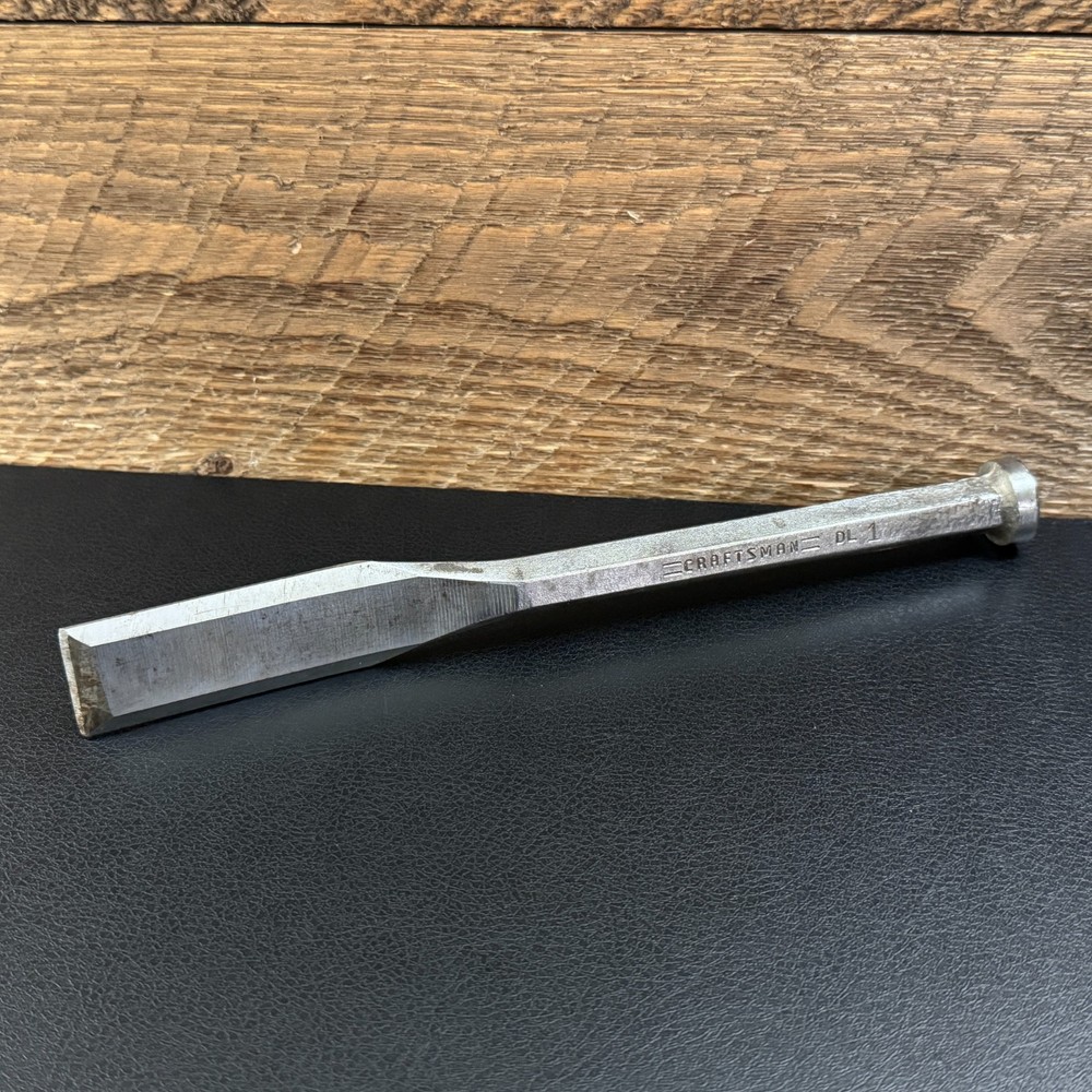 Vintage CRAFTSMAN DL 1" Steel Wood Chisel Tool
