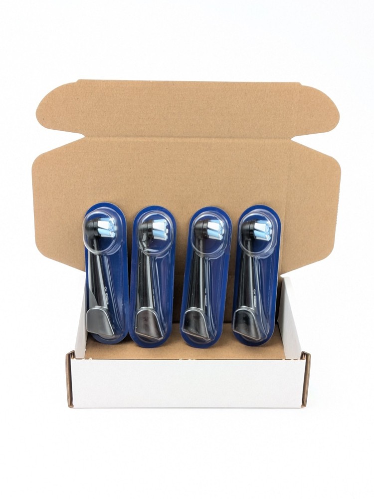 Oral-B iO Deep Clean Replacement Brush Heads 4-Pack Black