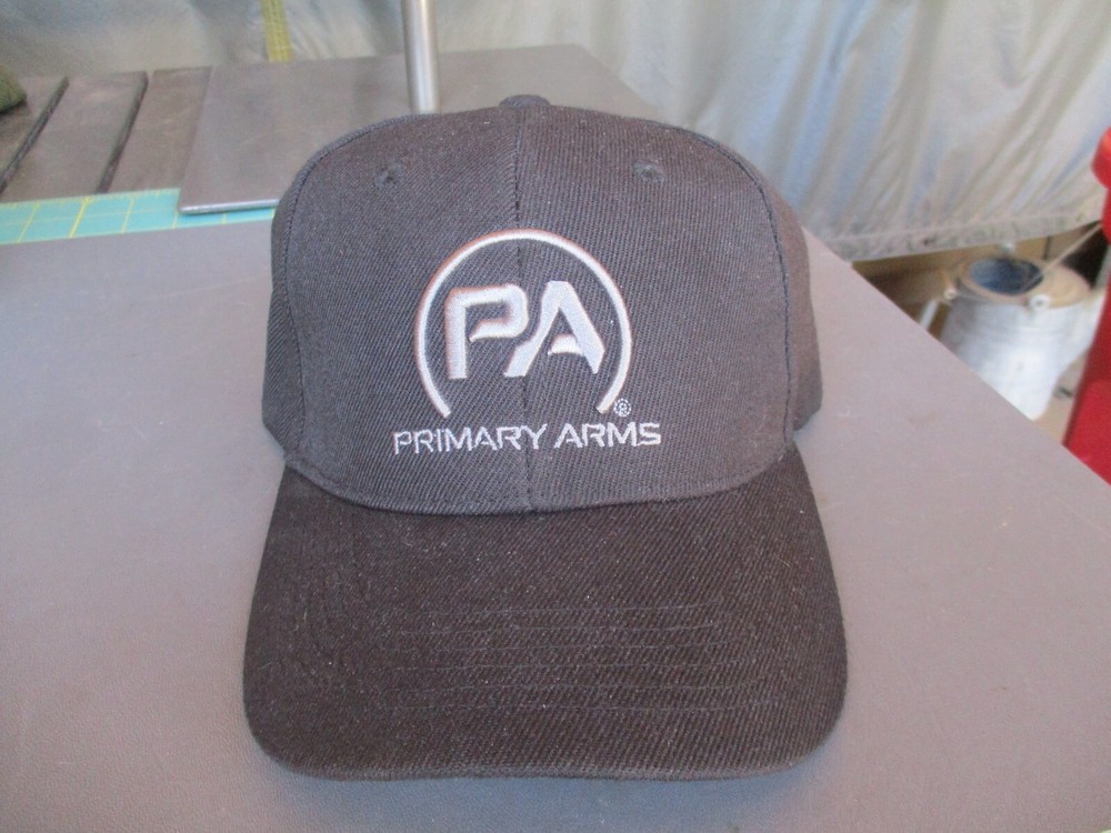 PRIMARY ARMS Black Hat, Snapback Adjustable Cap, NWoT