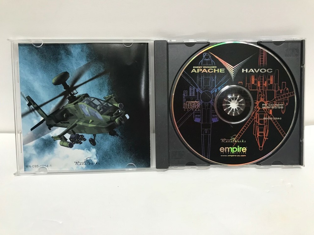 APACHE HAVOC ENEMY ENGAGED CD Games for PC Windows 95/98 FREE SHIPPING