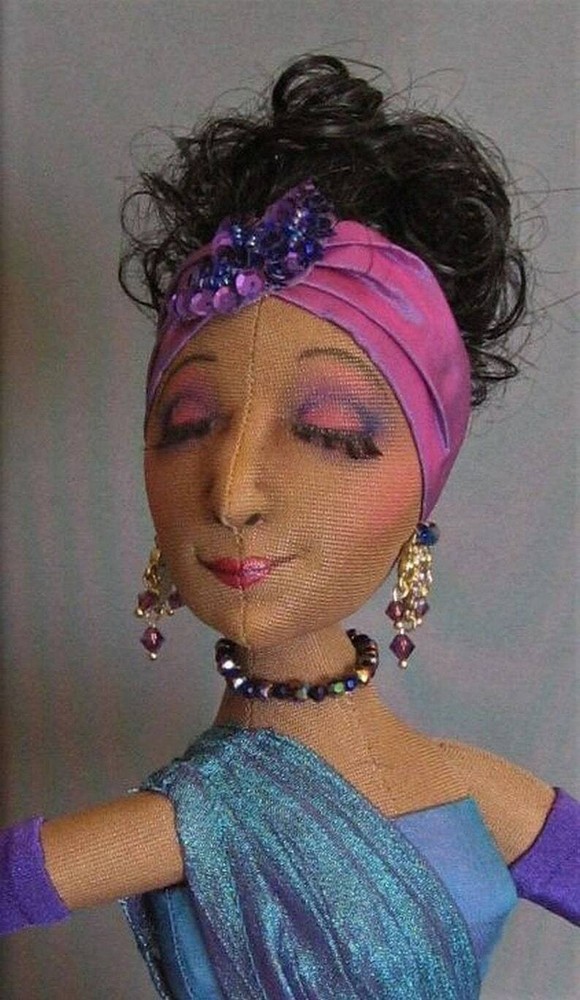 Cloth Art Doll (Paper) Pattern "Diva" by Arley Berryhill