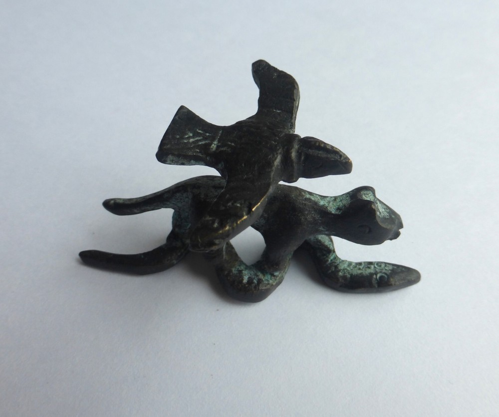 Peruvian Andean trilogy made in oxidized cooper