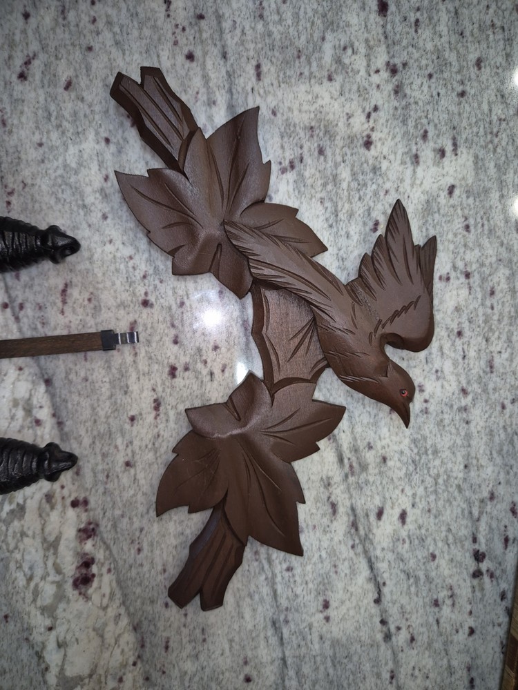 Large Older Black Forest Cuckoo Clock Refurbished And Working