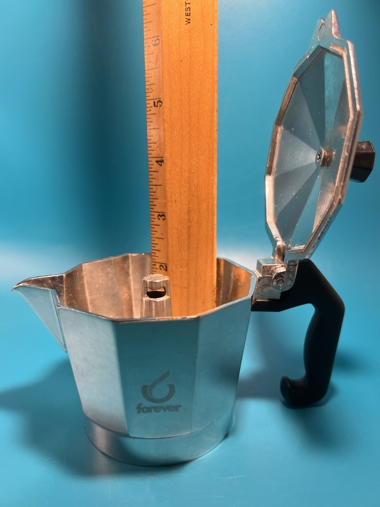 Forever Moka Coffee Maker Cup, Approx. 6” Tall￼