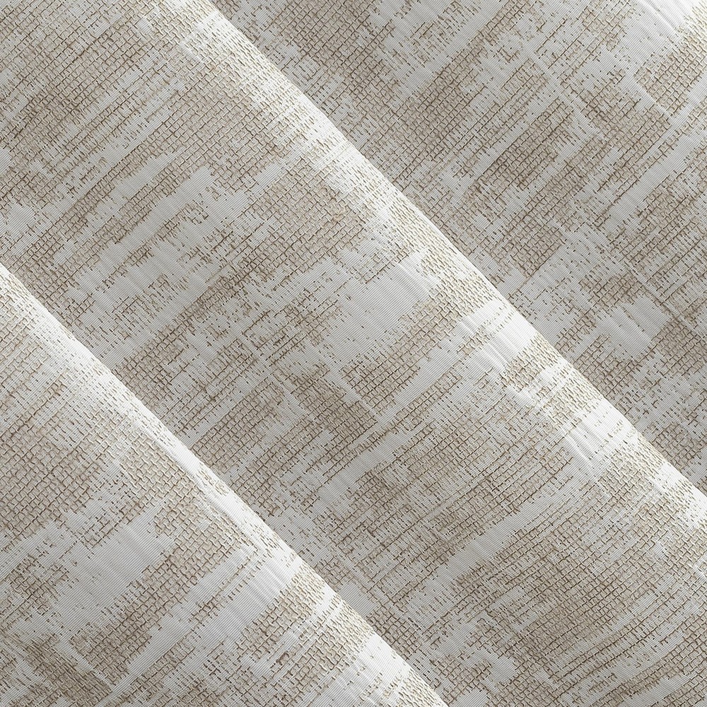 Parrish Distressed Grid Thermal Extreme Total Blackout Grommet Curtain Panel,...
