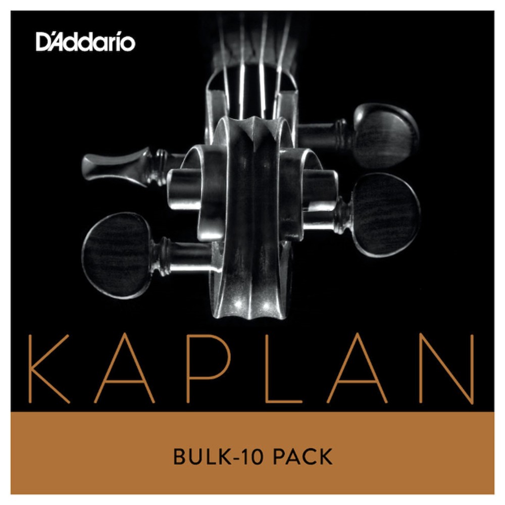 D'Addario Kaplan Amo Violin String Set, 4/4 Scale Medium Tension, Bulk 10-Pack