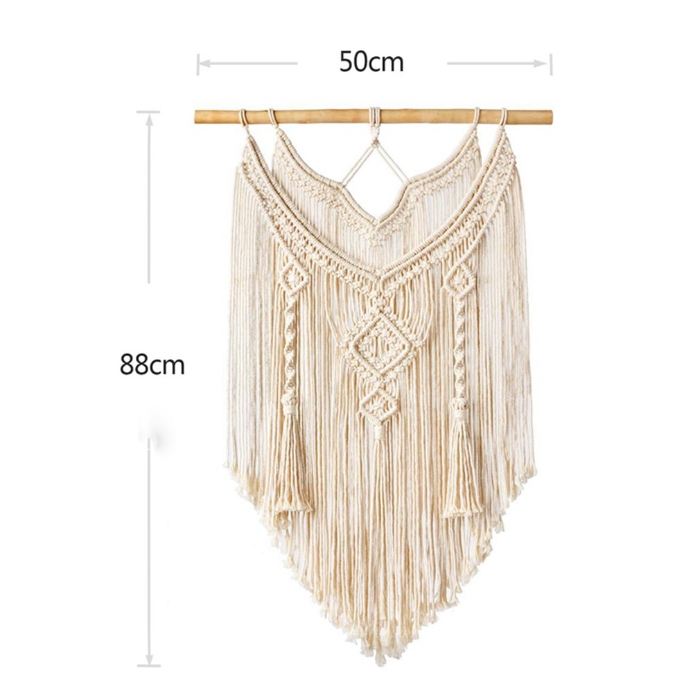 Macrame Wall Hanging Tapestry Wall Decors Boho Chic Woven Home Decor US