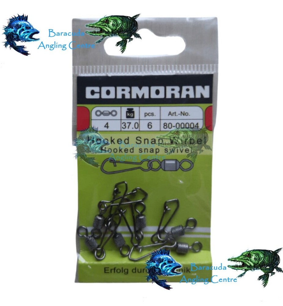 Cormoran Hooked Snap Swivel Silver